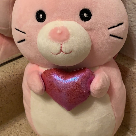 10" Valentine's Day Cat Holding a Heart EXCLUSIVE "Hug Mee" Squishmallow - Picture 12 of 13